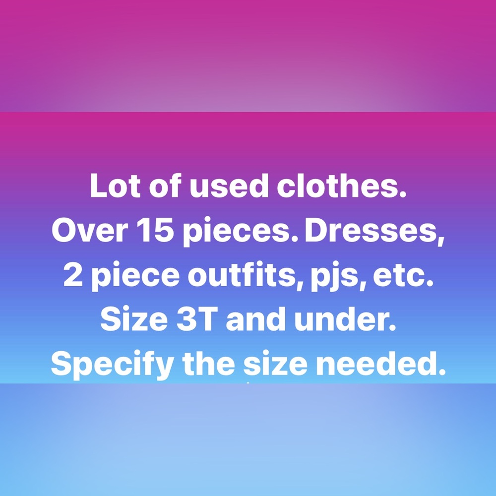 Colorful Kids Clothing Bundle